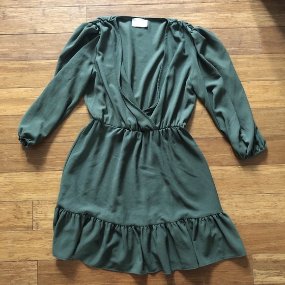 ASOS Ruffle Hem Mini Dress - Picture 5 of 7